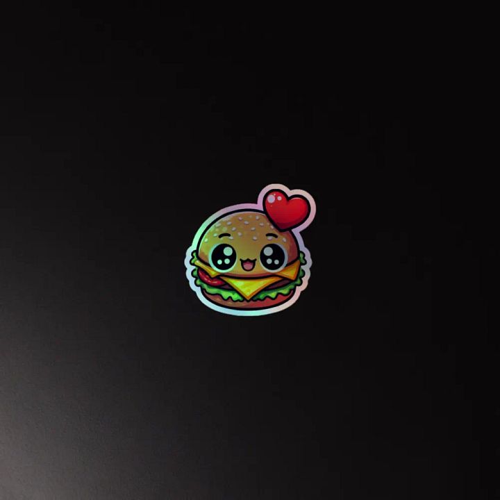 Burger Buddy Holographic Sticker Set product image (4)