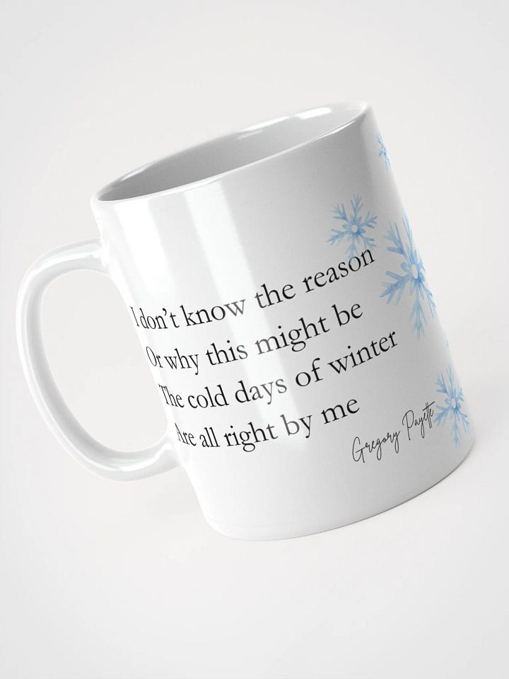 A Cozy Winter Mug – Poetic Excerpt from "The Cold" product image (1)