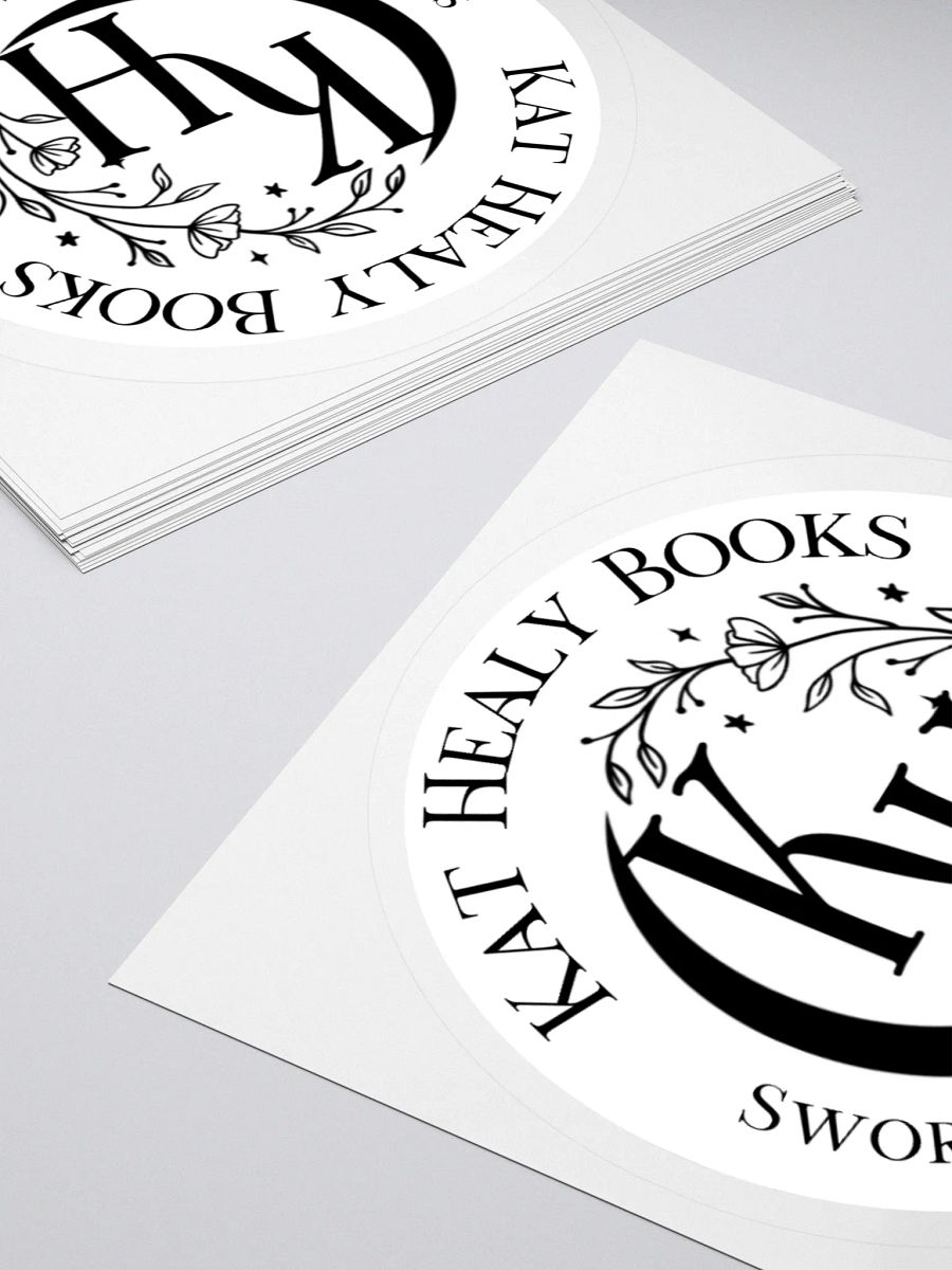 Kat Healy Books Slogan Sticker product image (10)