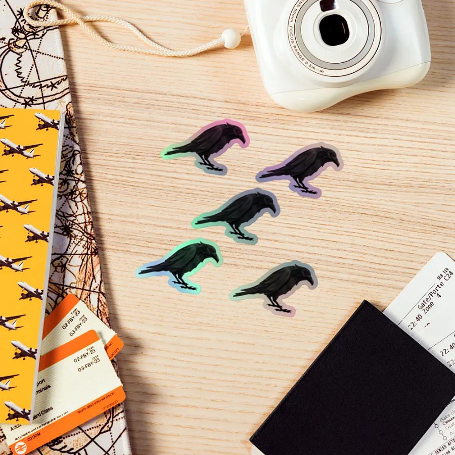 Raven Foil Stickers product image (5)