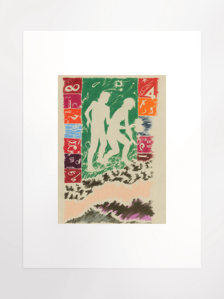 Couple in Green 02.05.90 print product image (2)