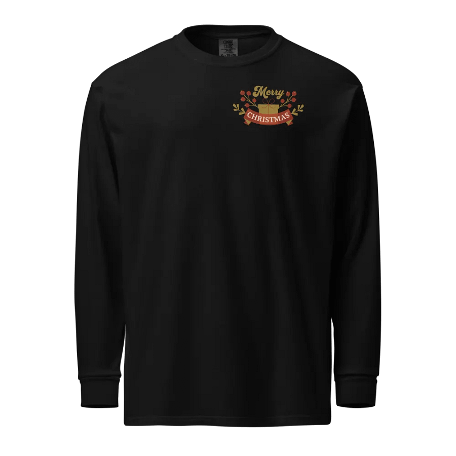 Merry Christmas Gift Box Long Sleeve Shirt product image (1)