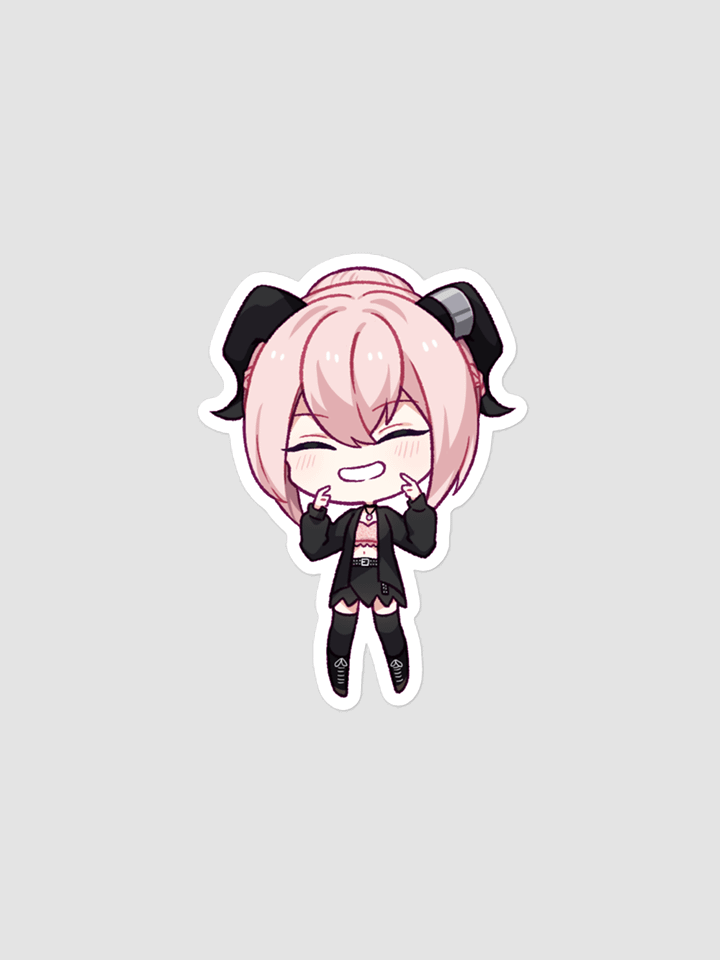 Happy Chibi Bubble-Free Sticker product image (1)