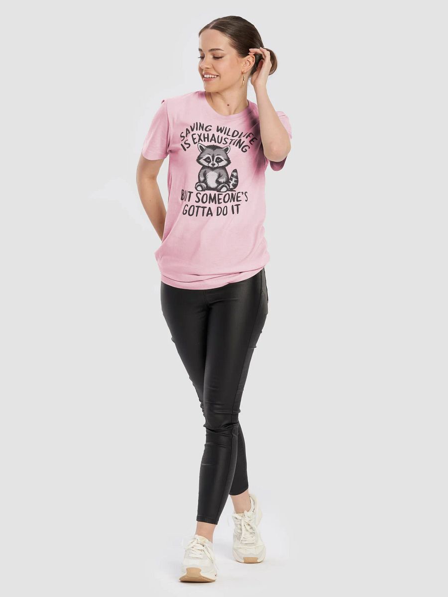 Wildlife rehab shirt, vet nurse tee, funny raccoon rescue shirt, cute animal shirt, animal carer gift, zoo vet tee, wildlife worker tee, raccoon lover gift, product image (16)