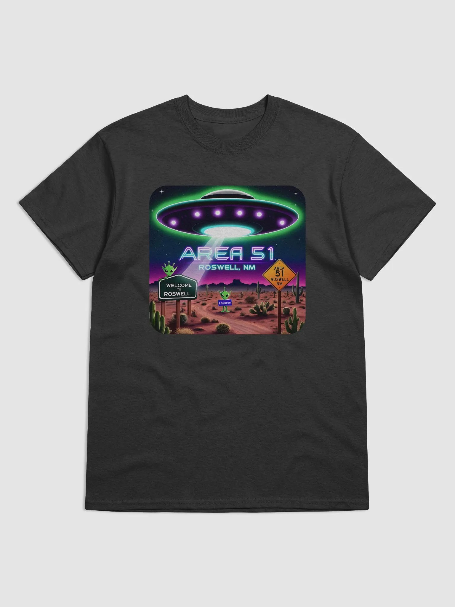 Area 51 Roswell New Mexico Souvenir Travel Parody T-Shirt product image (4)