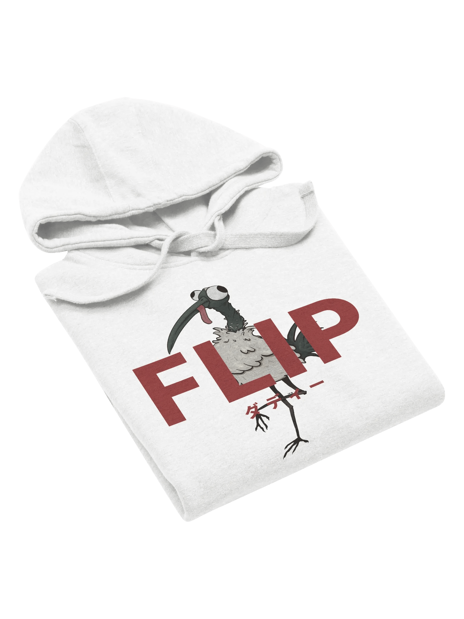 Flip & Bin Chicken Hoodie (Red Text) product image (33)
