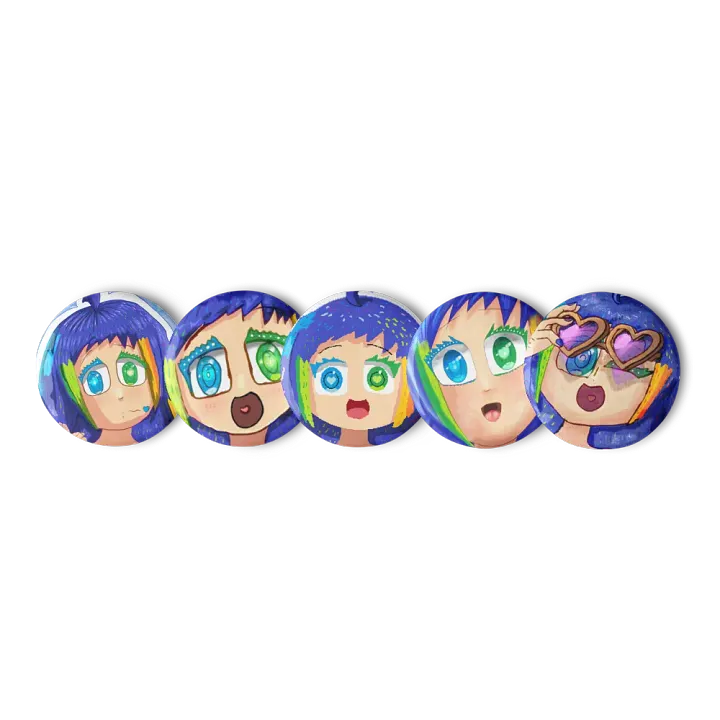 Cute n' seiso Set of 5 Pins product image (1)