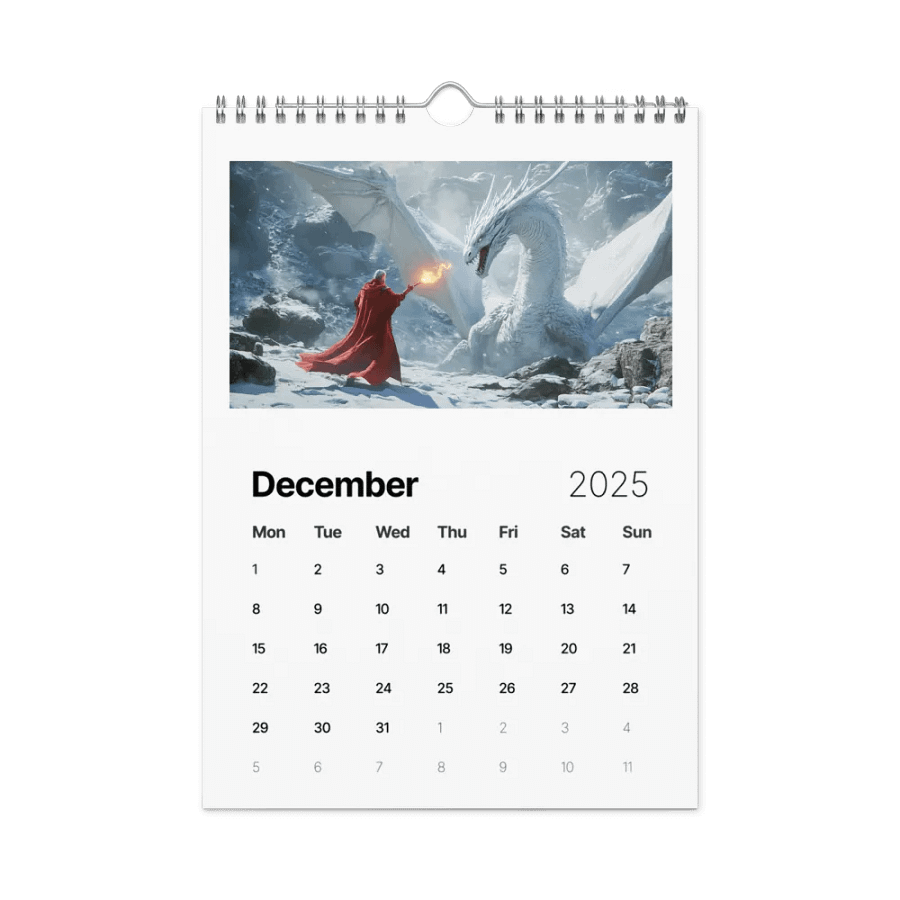 2025 Hack the Dungeon class calendar | D&D product image (4)