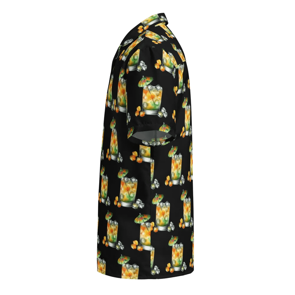 Hawaiian Style Beach Shirt, Umbrella Cocktail product image (8)