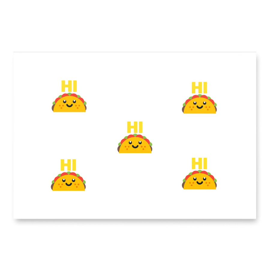 Paco Taco Wrapping Paper Set product image (3)