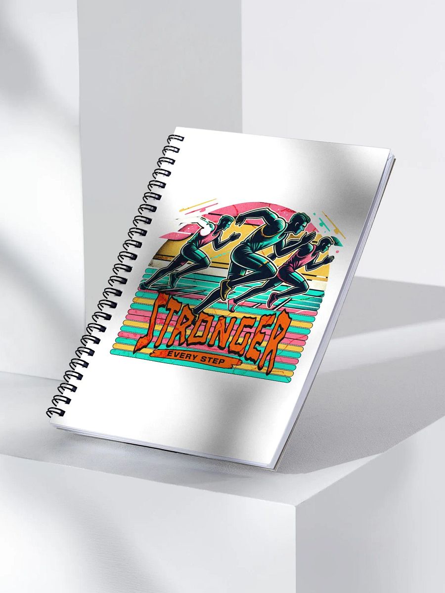 Stronger Every Step Running Spiral Notebook product image (3)