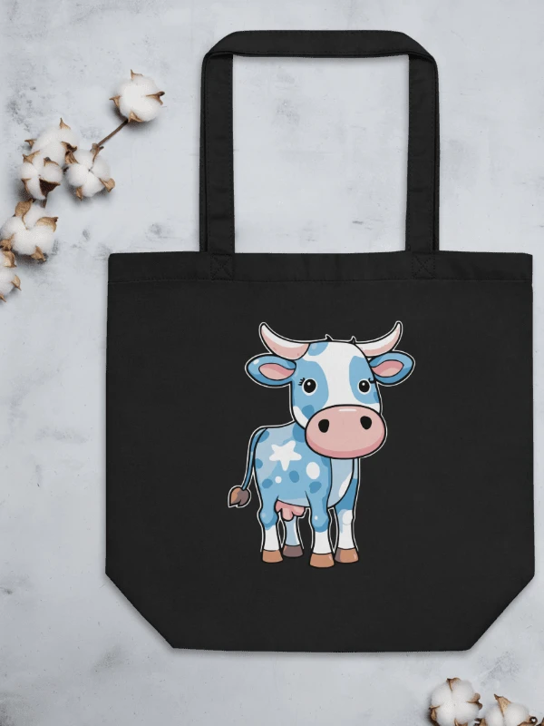 Blue Cow Eco Tote Bag product image (4)