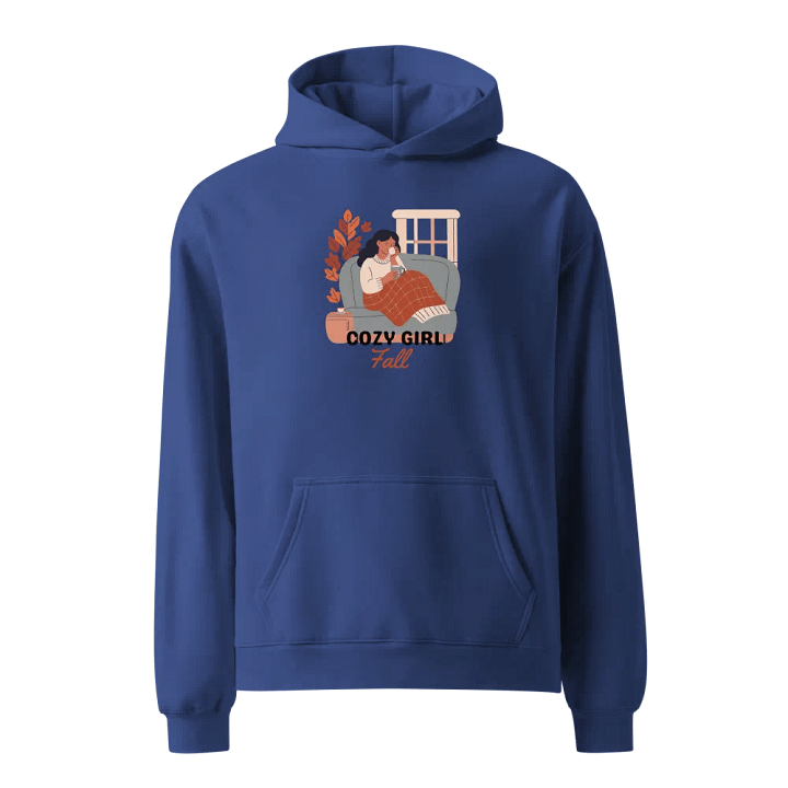 Cozy Girl Hoodie - Blue product image (1)
