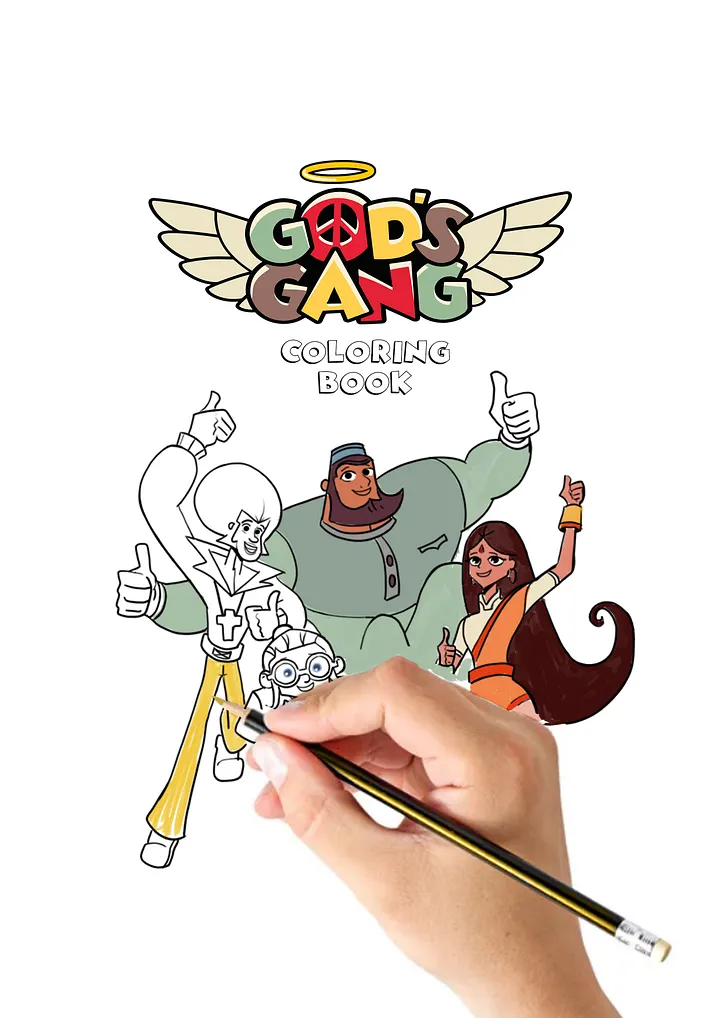 Adventures in Color Digital Coloring Book | God's Gang product image (1)