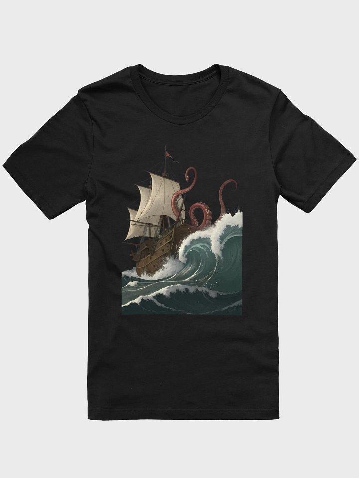 Kraken's Embrace Sailing Ship T-Shirt product image (7)