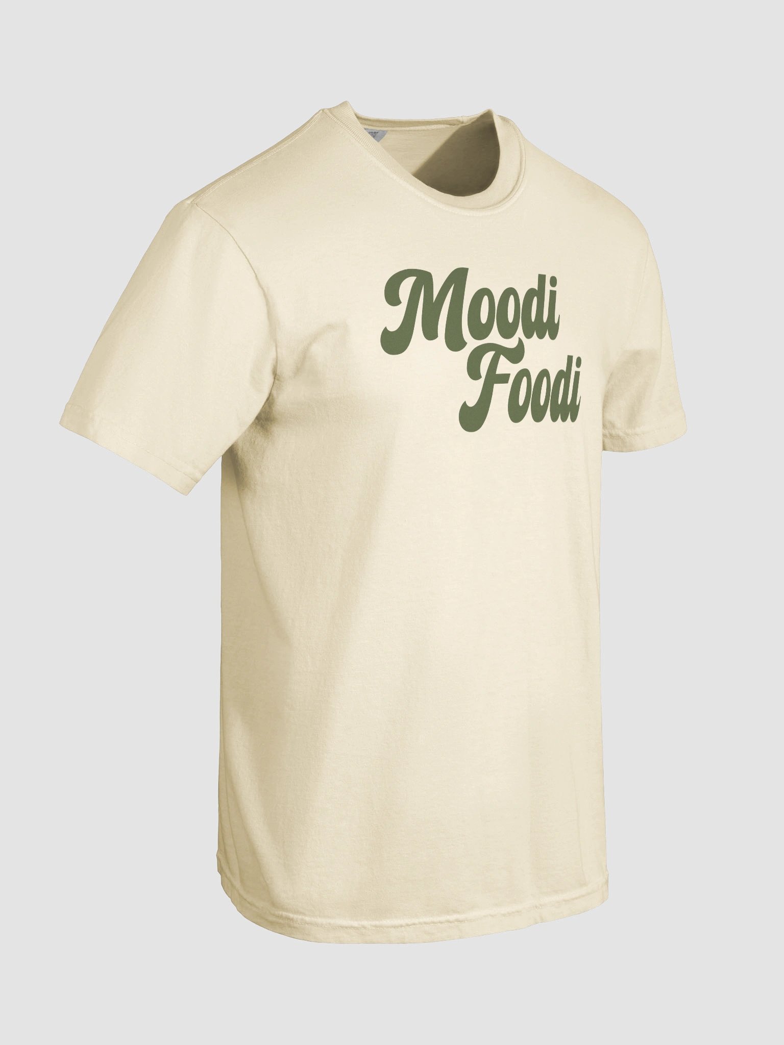 Moodi Foodi Originals, Tee – Olive (Comfort Fit) product image (2)