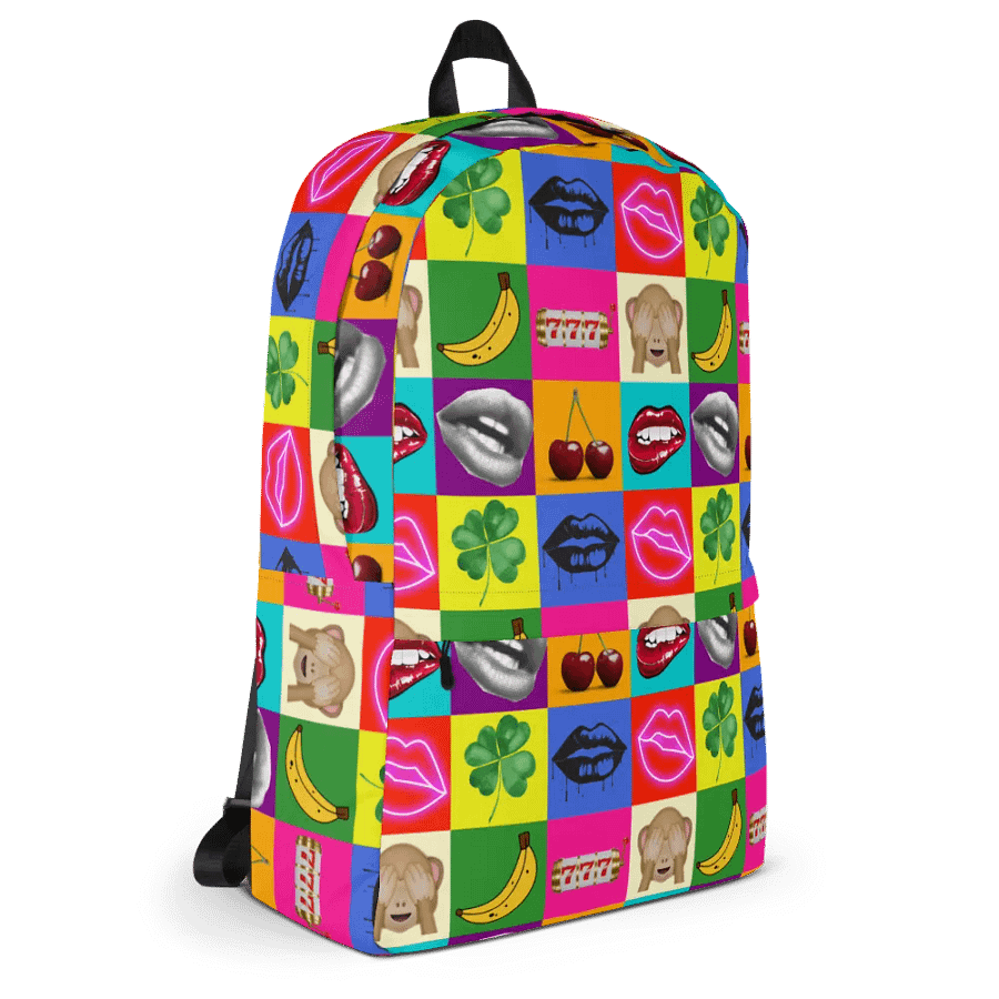 Vibrant Icons All-Over Backpack product image (5)