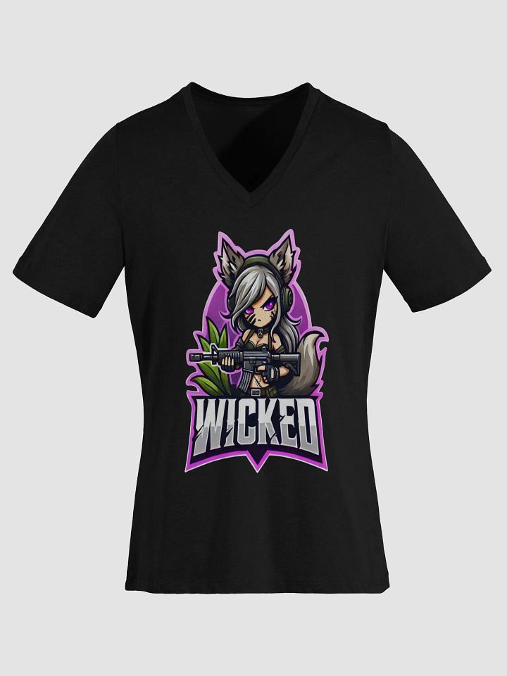 V Neck Wicked Logo T product image (5)