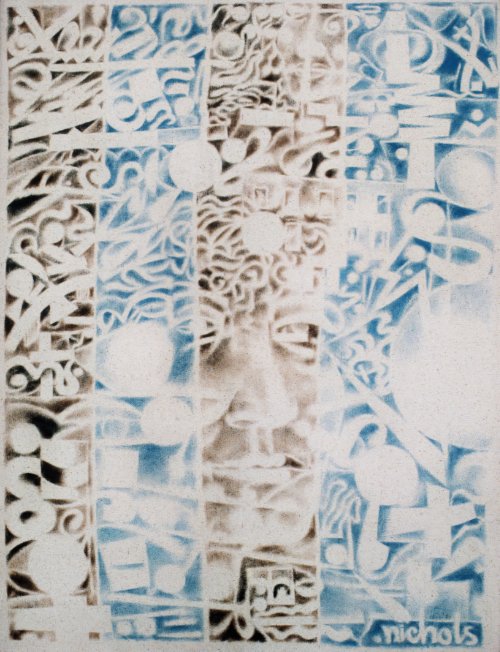 Portrait of a Woman/ Gulf War Dreams (1990) on canvas (30" x 40") product image (2)