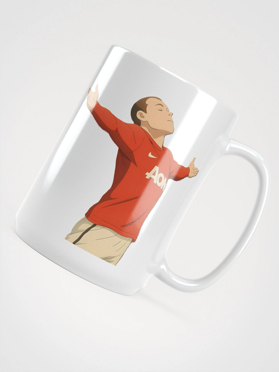 Glossy Mug - Wayne Rooney Goal Celebration - Iconic Moment - Manchester United (Various Colours) product image (4)