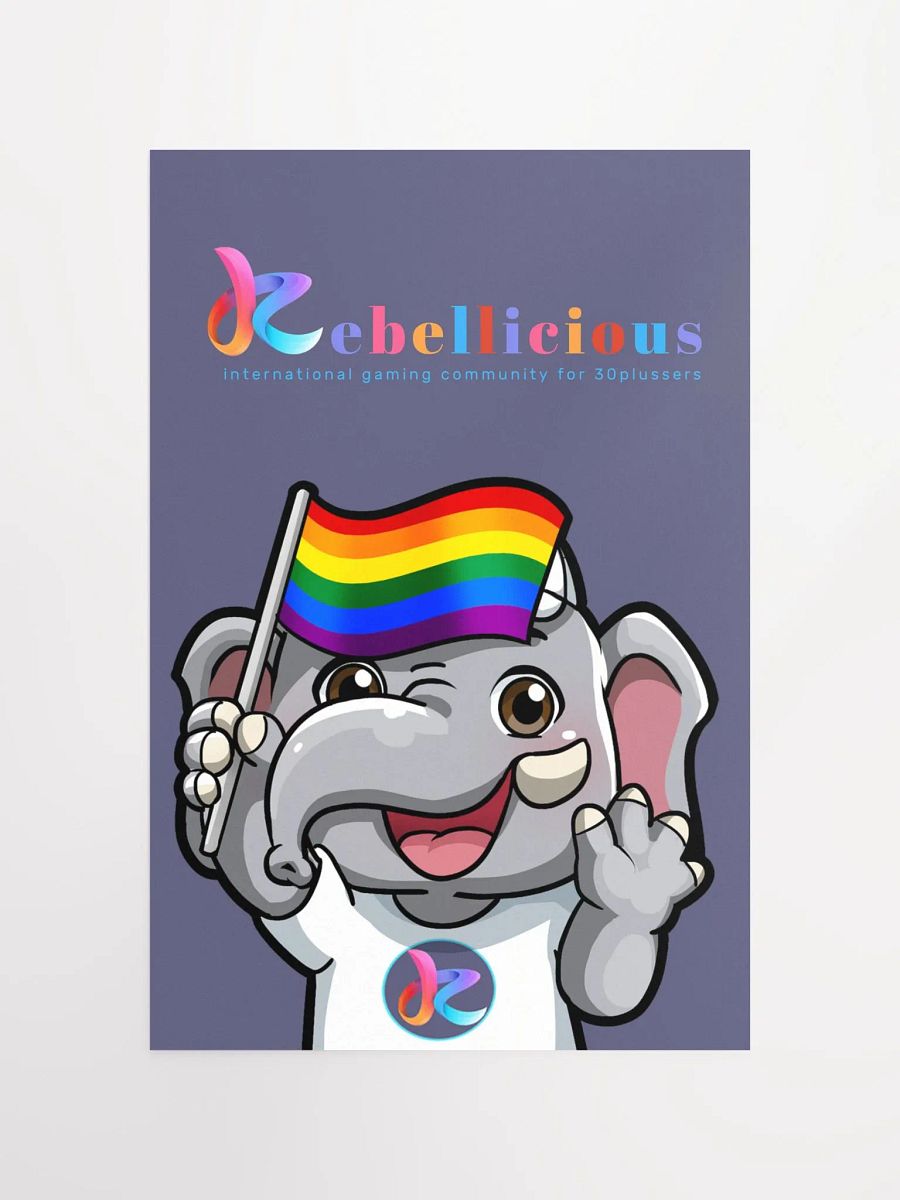 Rebellicious Proud Rebelphant Poster product image (12)