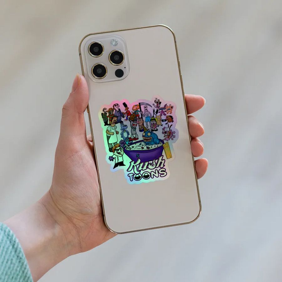 Kush Toons Holographic Sticker product image (8)