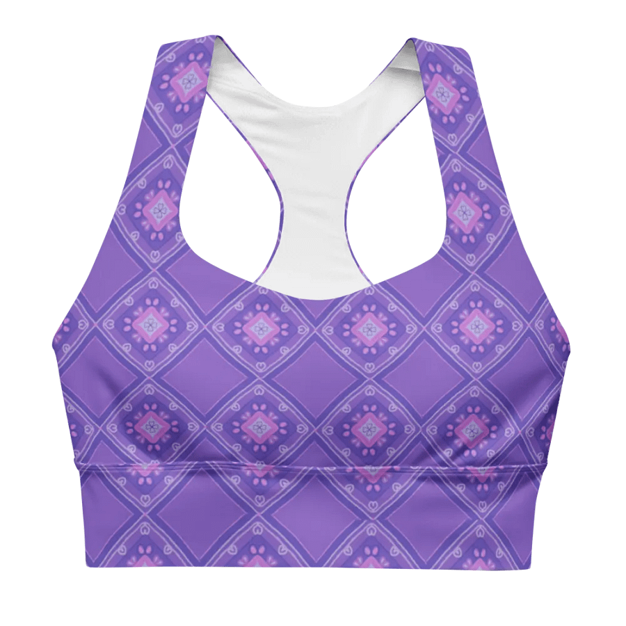 Lavender Purple Sports Bra product image (2)