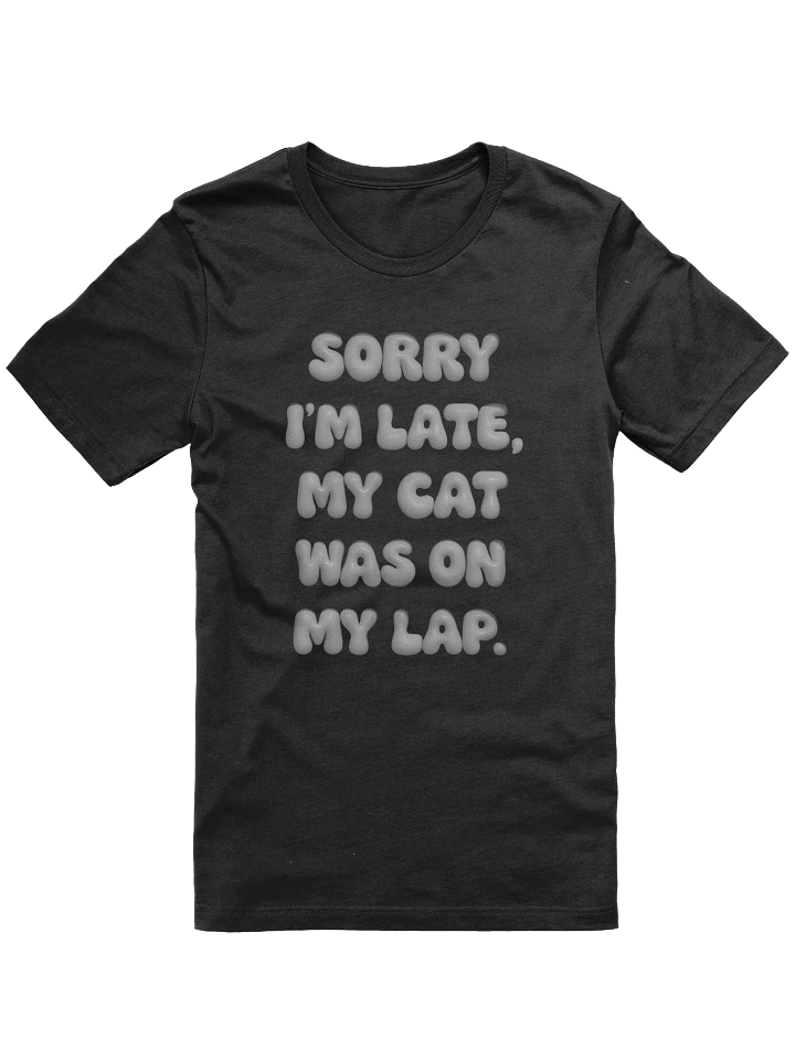 Pawsitively Late Womens Tee product image (2)