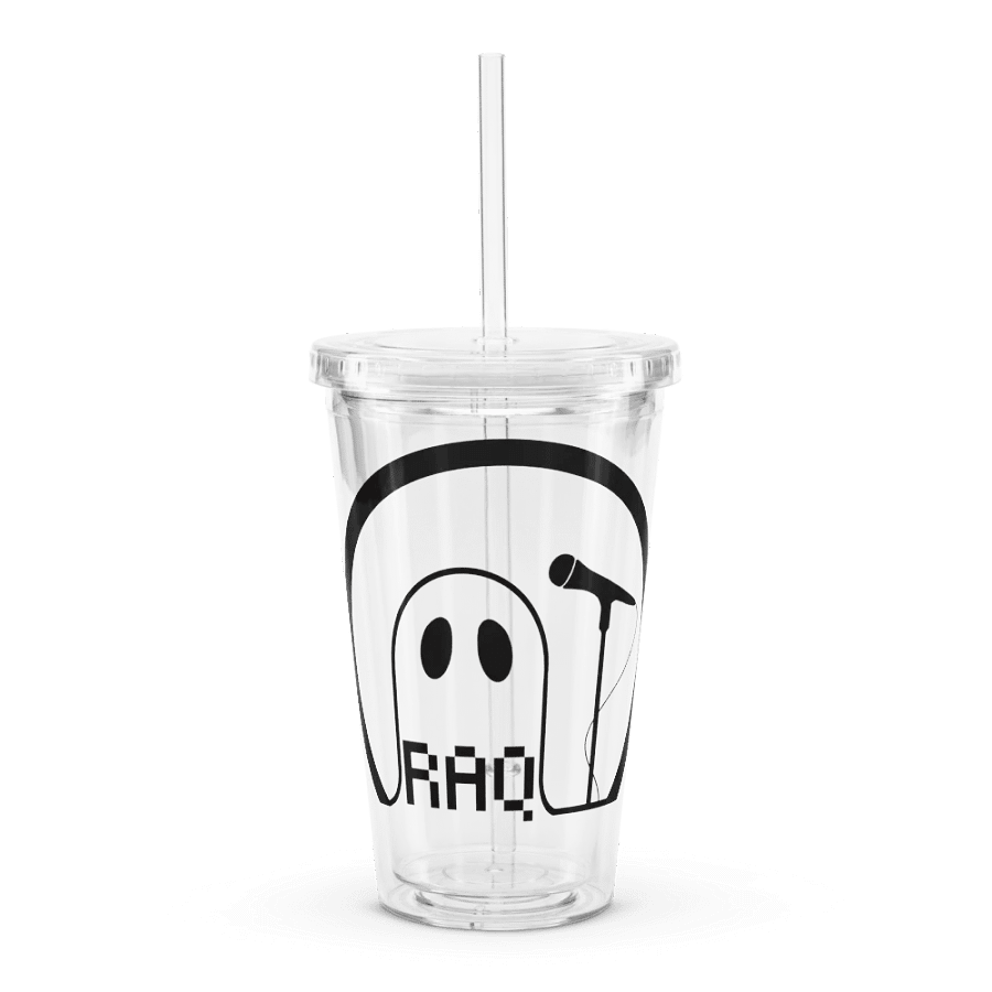 Clear Tumbler Raq Logo product image (1)