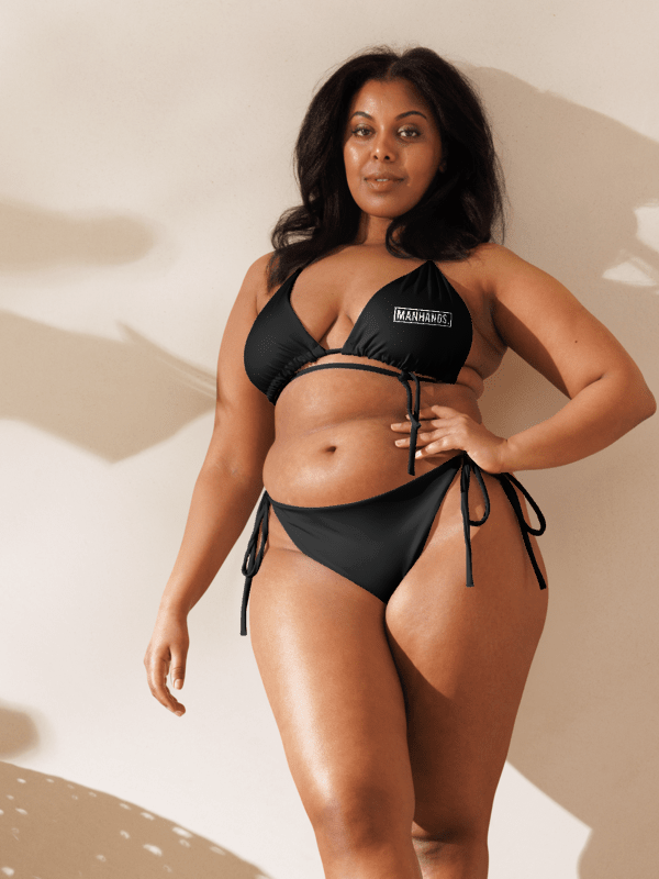 Two-Piece String Bikini by MANHANDS. (Black) product image (12)