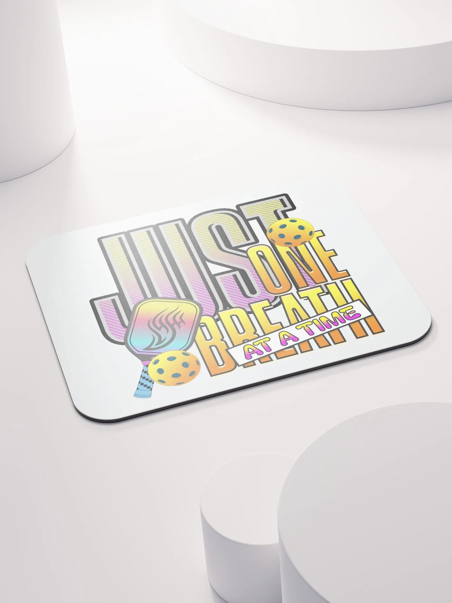 Just One Breath At A Time Pickleball Mouse Pad product image (4)