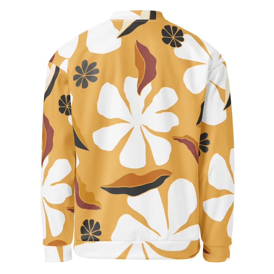Symmetrical Floral Fusion Bomber Jacket product image (8)