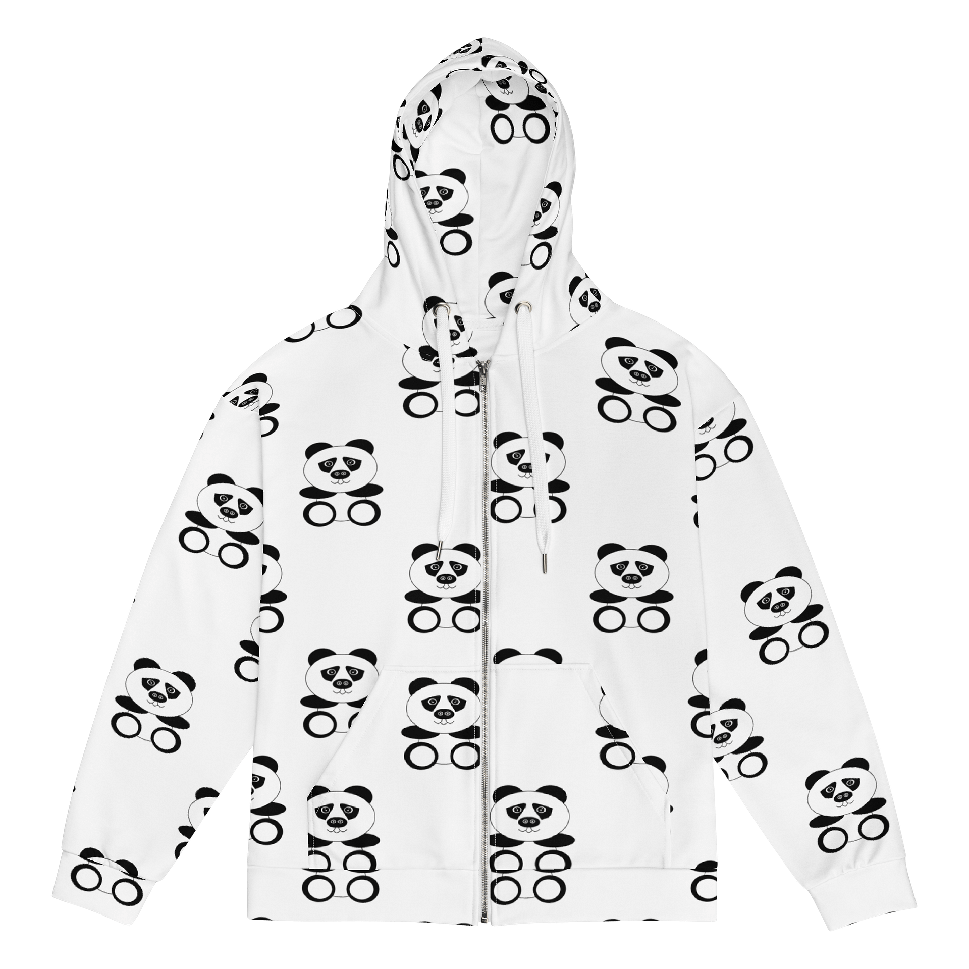 Panda Party Recycled Zip Hoodie product image (1)
