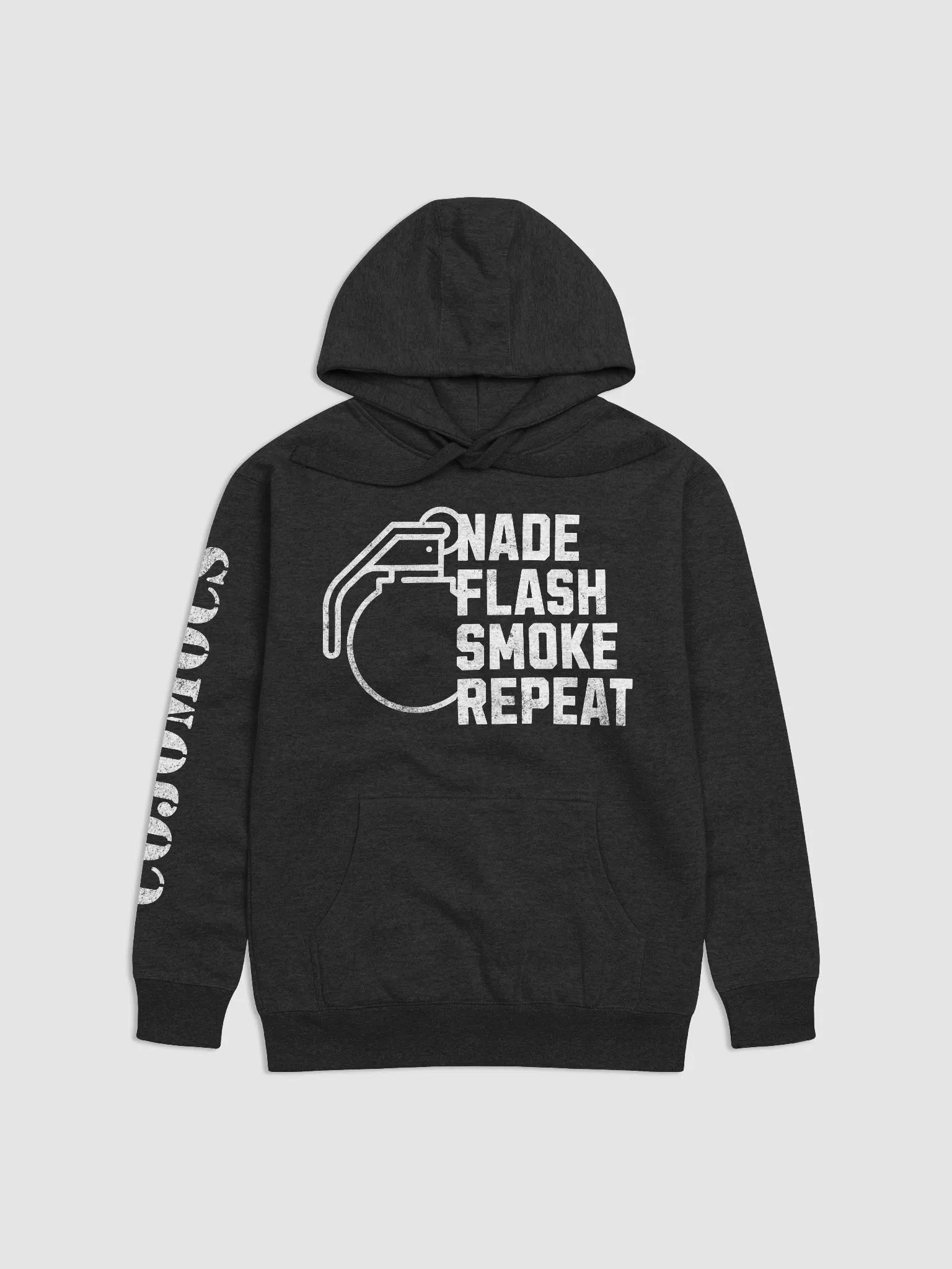 Nade Flash Smoke Repeat Grenade Utility Meme Hoodie product image (2)