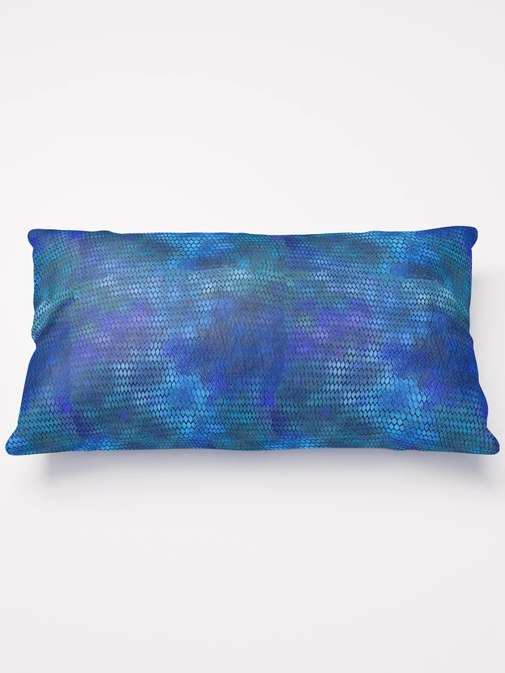 Blue Dragon Scales Throw Pillow product image (2)