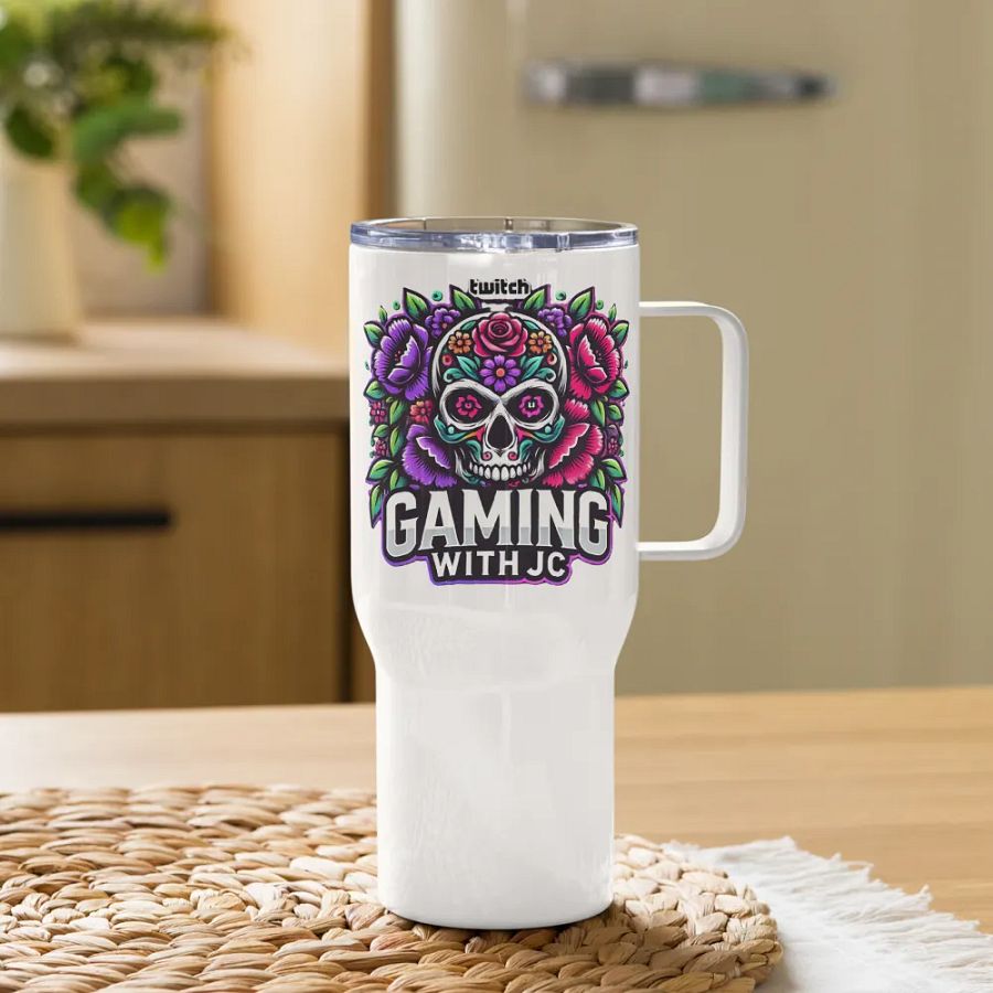 Sull Flower Twitch Logo Insulated cup product image (11)