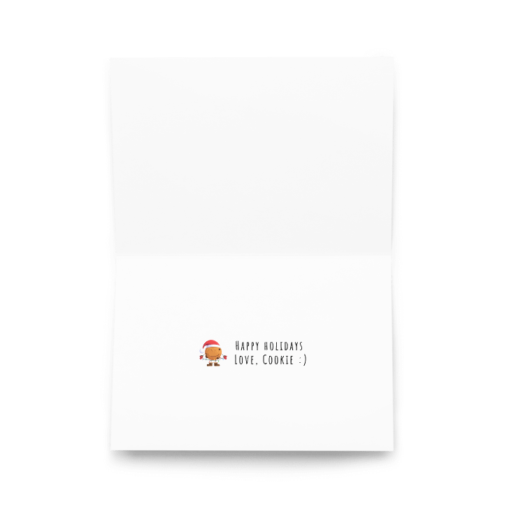 CHRISTMAS COOKIE CARD product image (2)