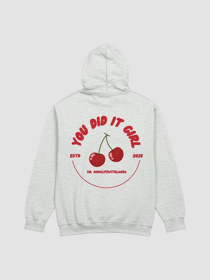 You Did it Girl Cherries Hoodie - Red/Pink/Grey product image (6)