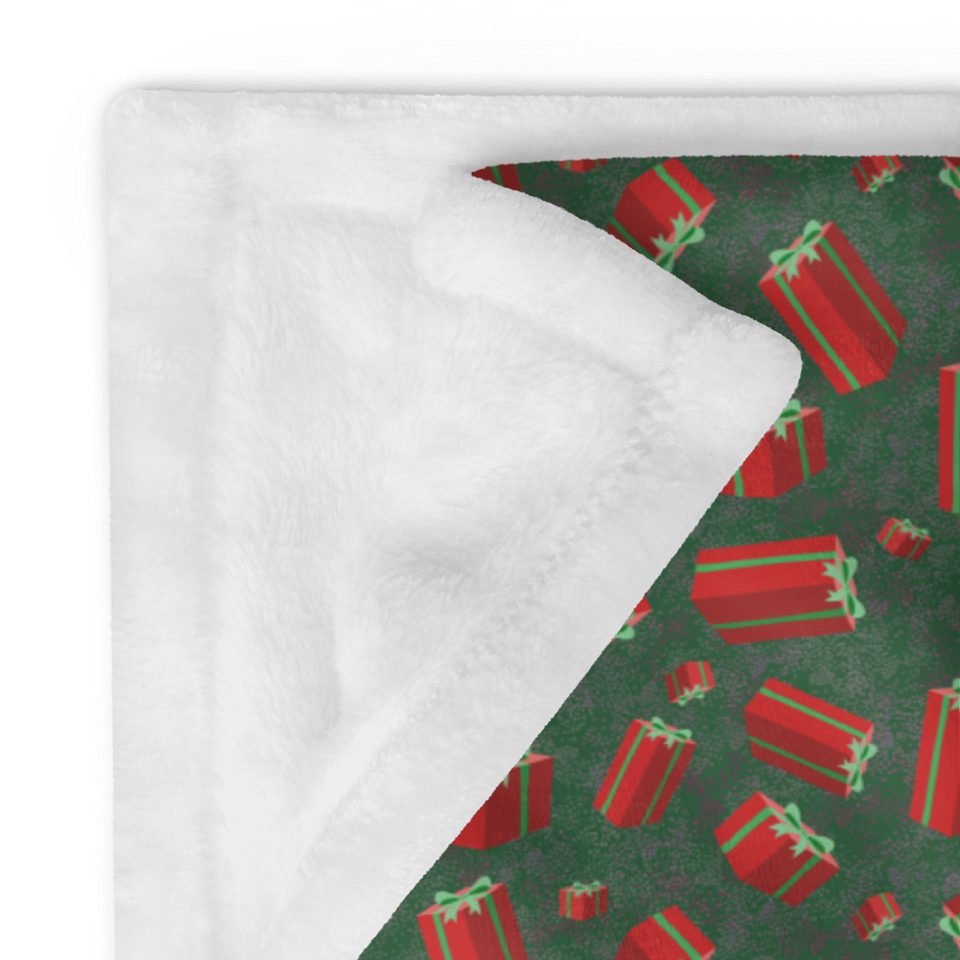 Floating Red Christmas Presents Throw Blanket product image (5)