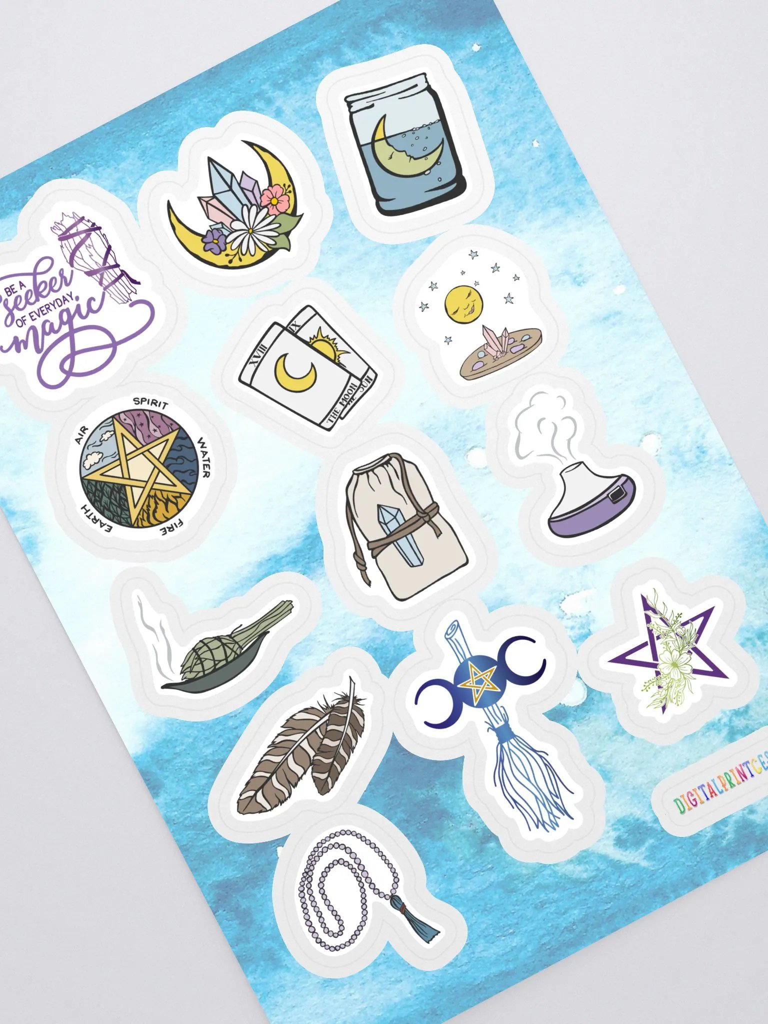 Seeker of Magick Sticker Sheet product image (1)