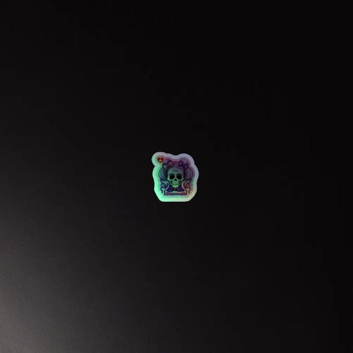 Skullfuldeli's Holographic Skull Sticker Set product image (4)