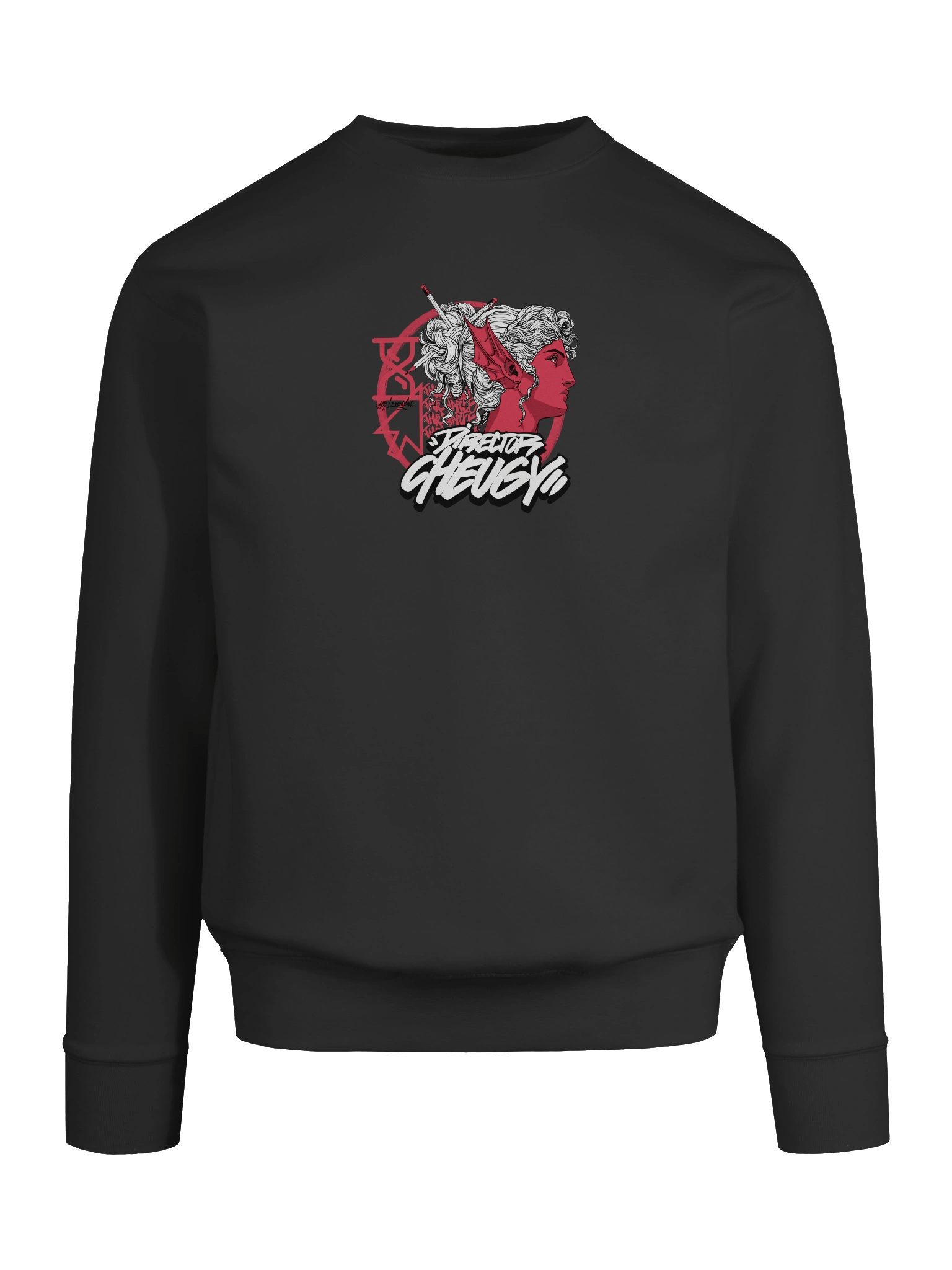 Bustin Crew Neck Sweatshirt (Red) product image (10)