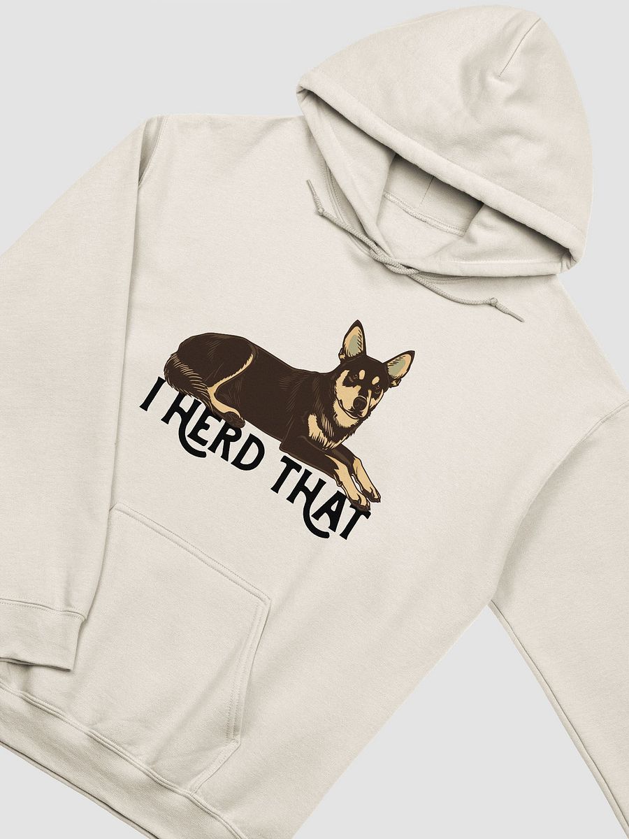 I Herd That Hooded Sweatshirt | Funny Australian Kelpie (Brown) Hoodie for Herding Dog Owners product image (19)