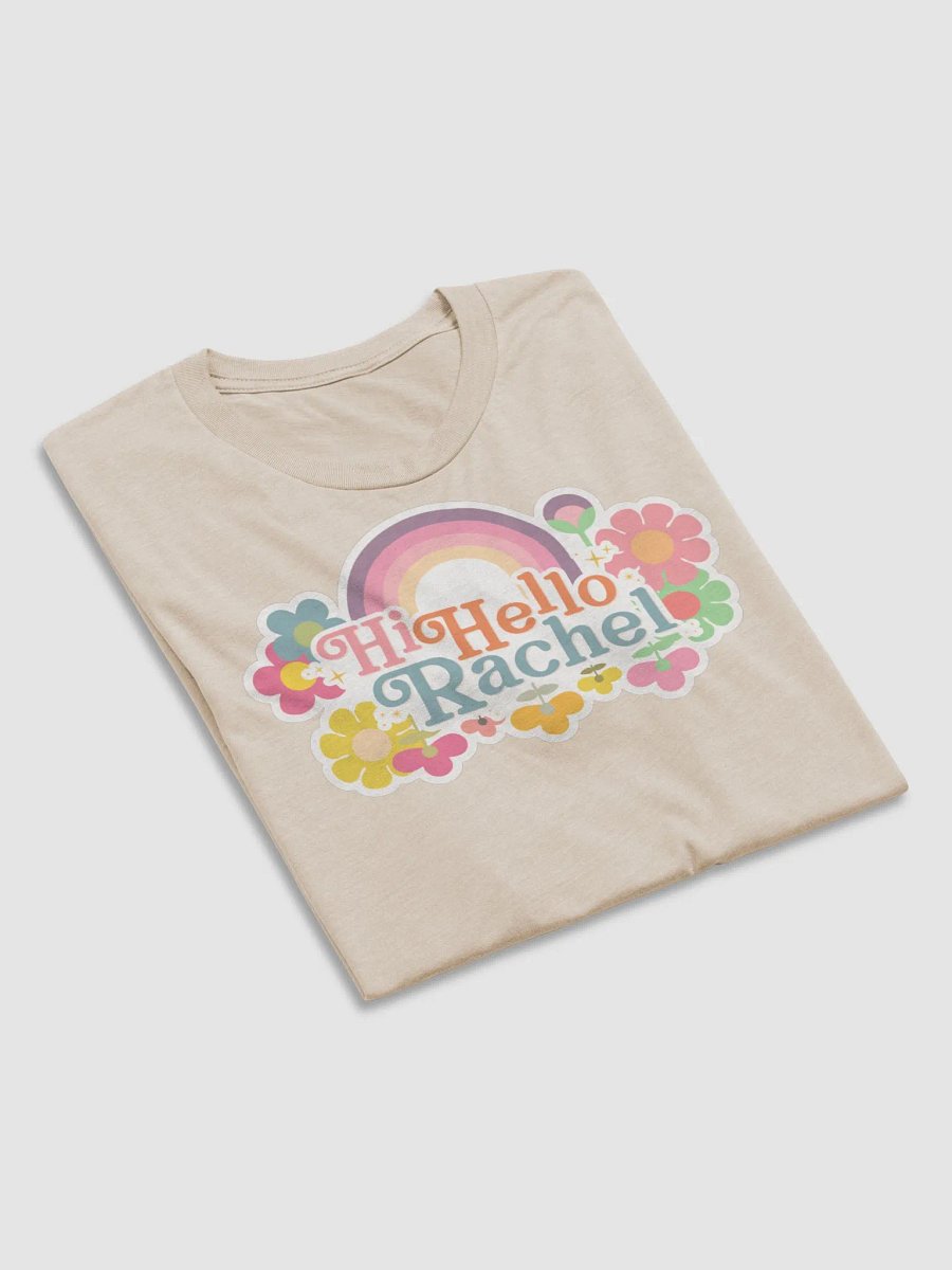 Hi Hello Rachel Unisex Tri-Blend T-Shirt product image (4)
