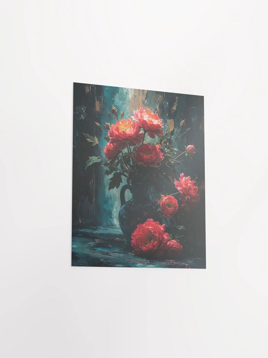 Vibrant Peony Vase Enhanced Matte Poster product image (22)