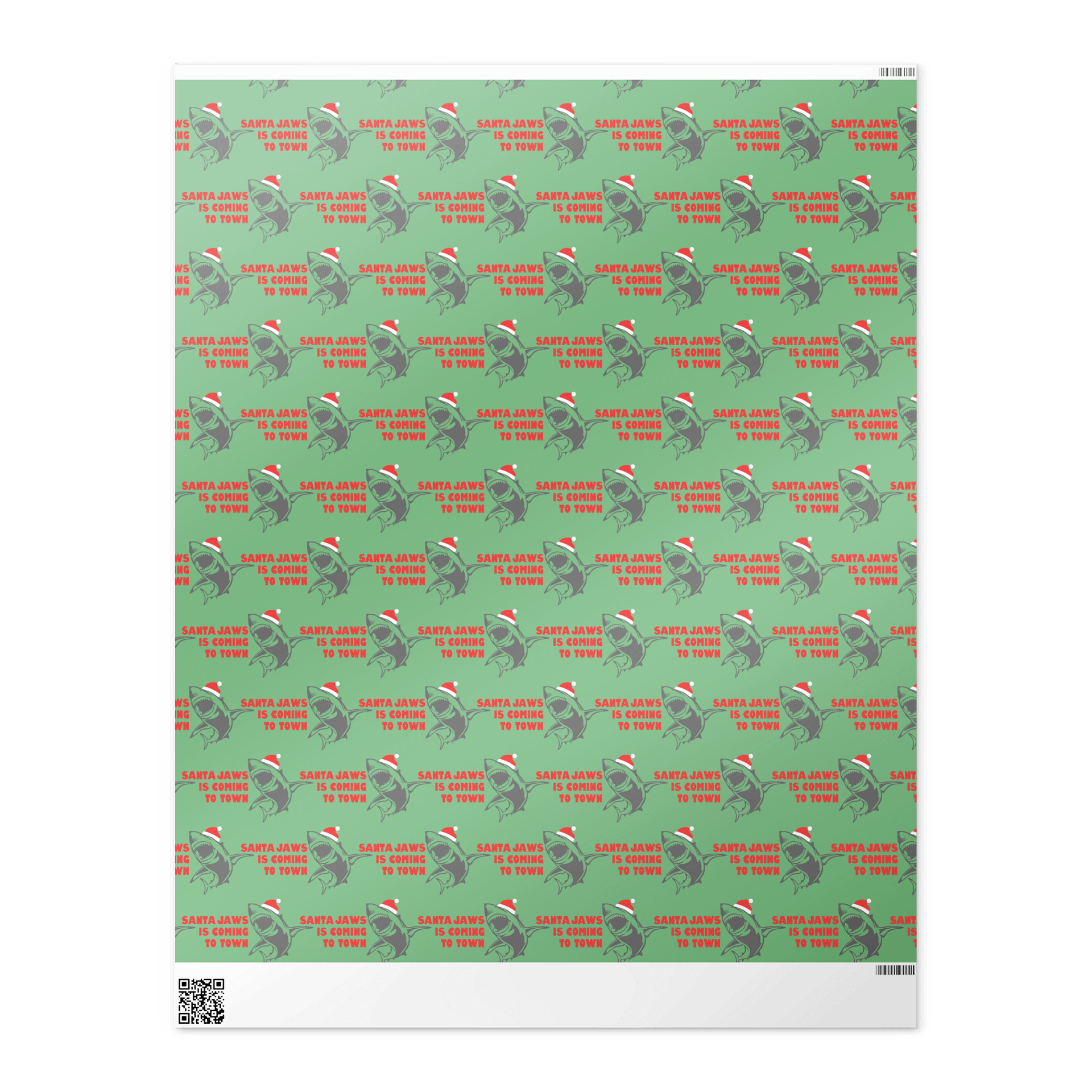 Santa Jaws Wrapping Paper product image (2)