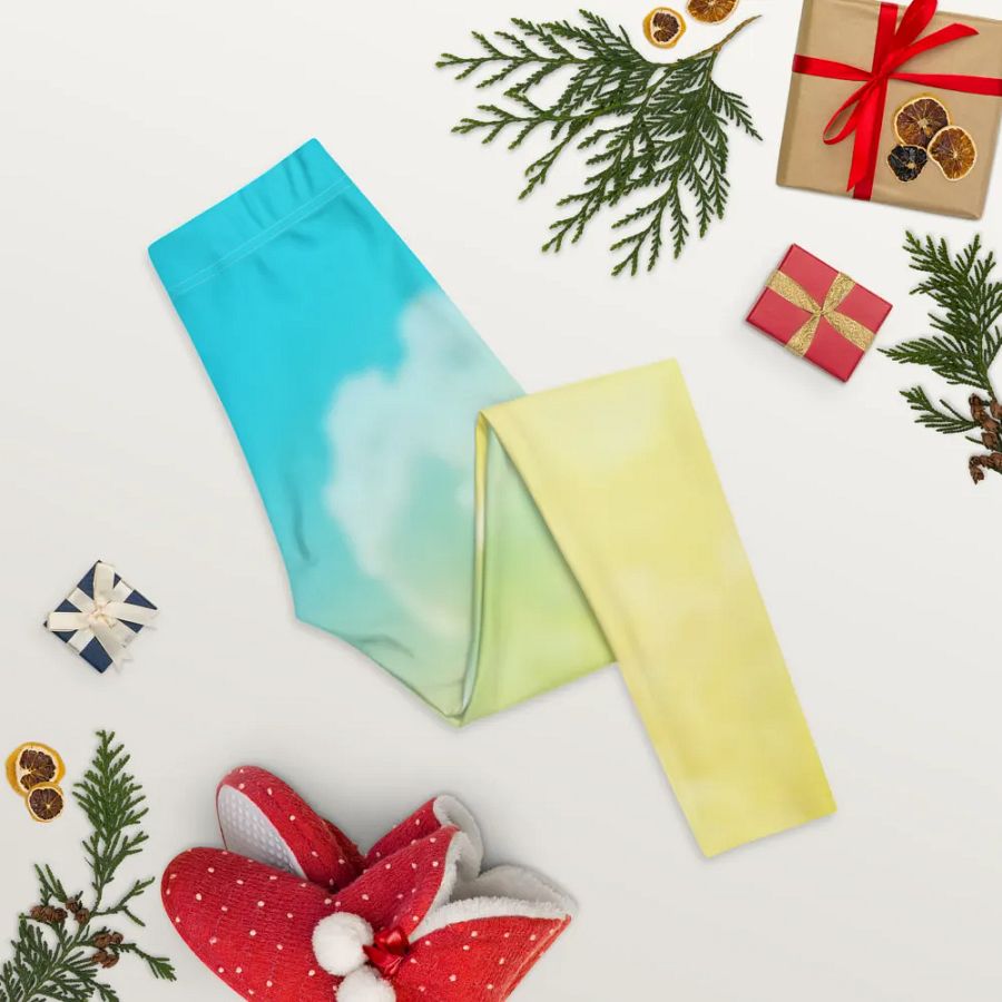 Blur cloud rainbow Design Legging - V8 product image (8)