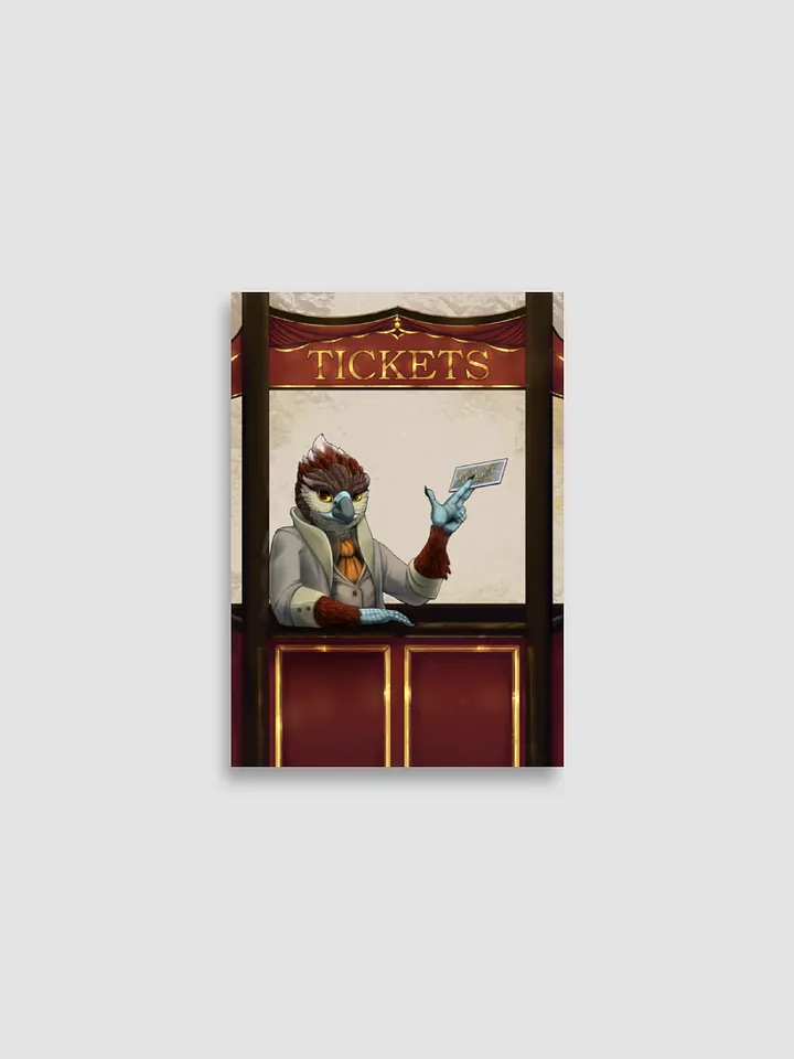 Te'anos ticket Paper Poster (cm) product image (1)