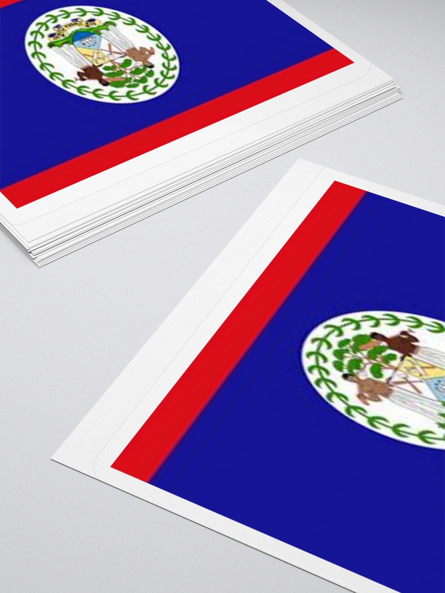 Exclusive Belize Flag Kiss-Cut Stickers - High-Quality Vinyl, Multiple Sizes product image (12)