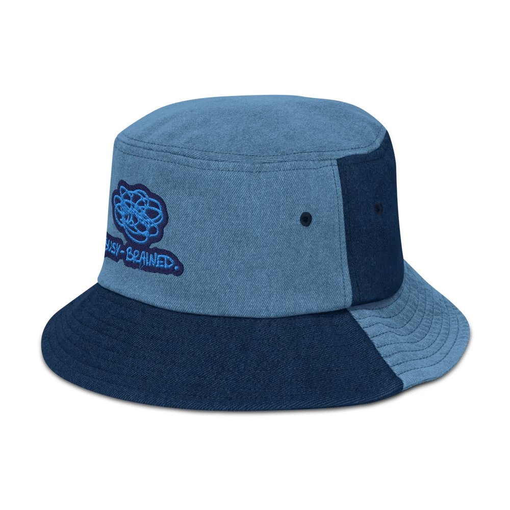 BUSY-BRAINED (electric) denim bucket hat product image (4)